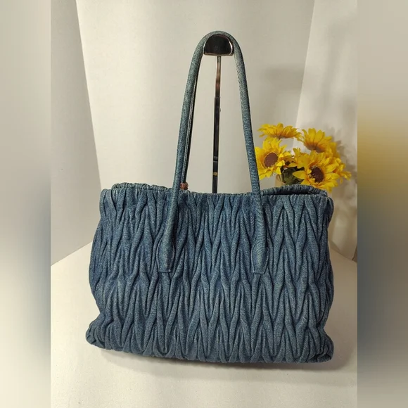 💙MIU MIU Denim Matelasse Bag Bundle - Picture 3 of 11